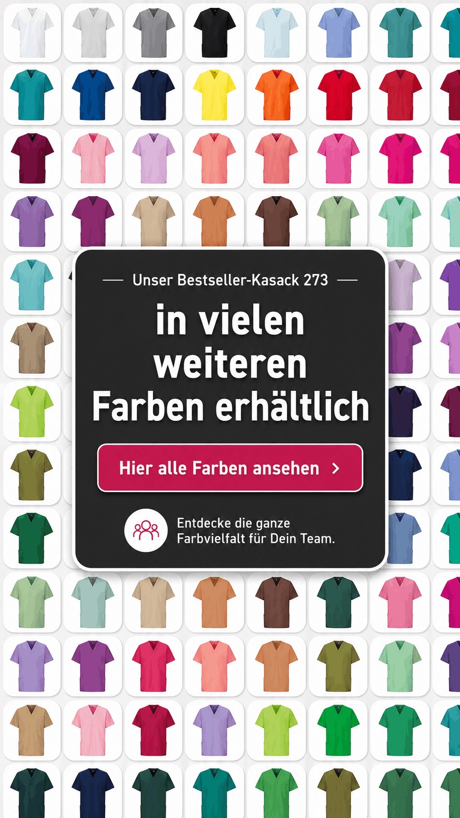 Kasack 273 in vielen Farben – komplette Farbauswahl entdecken